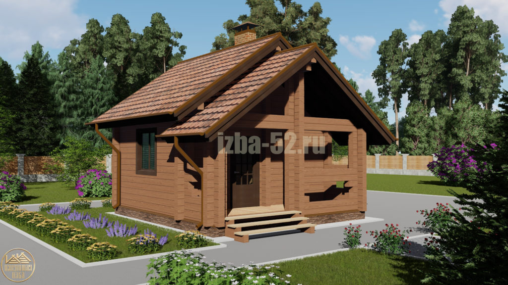 Banya iz kleenogo brusa 004 1 scaled
