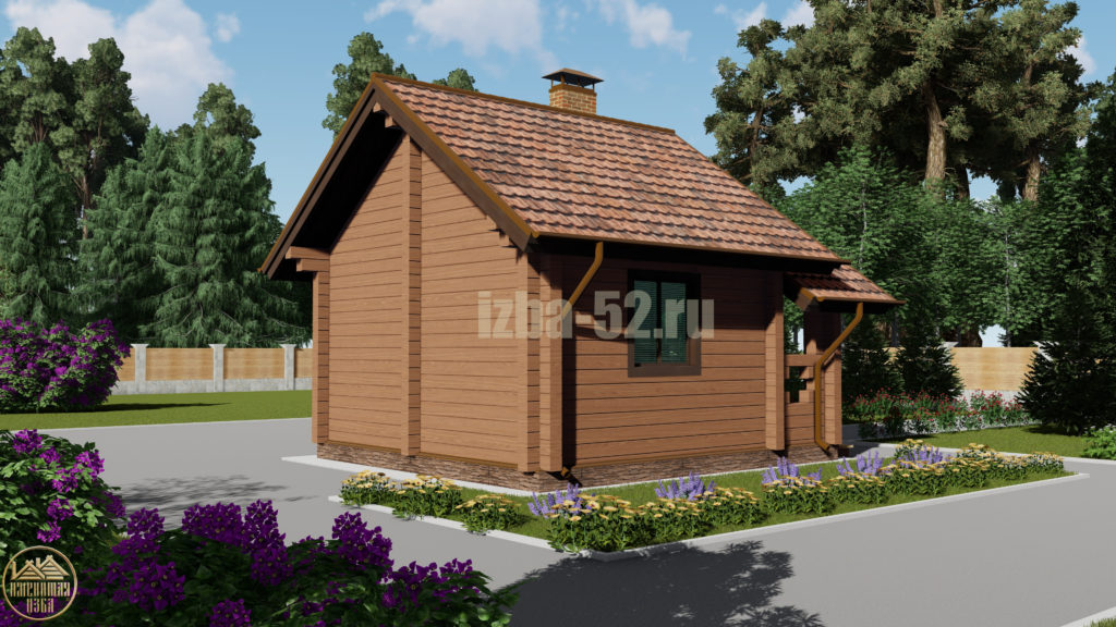 Banya iz kleenogo brusa 004 4 scaled