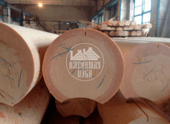 Оцилиндрованные бревна 1