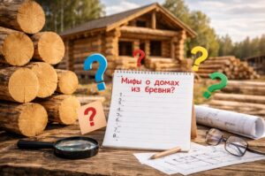 7 мифов о домах из бревна, в которые до сих пор верят заказчики