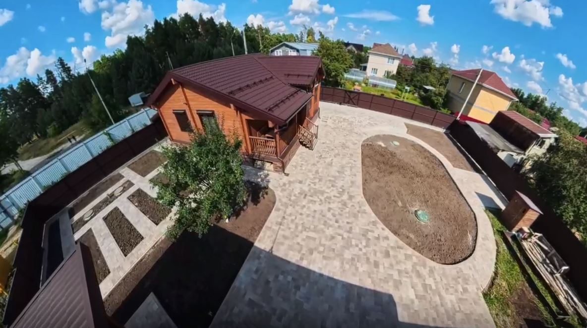 Фасад деревянного дома после отделки